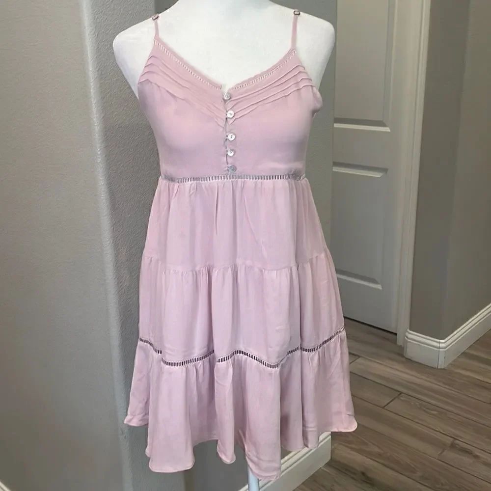 Kimchi Blue Mini Baby Doll Bohemian Style Dress
